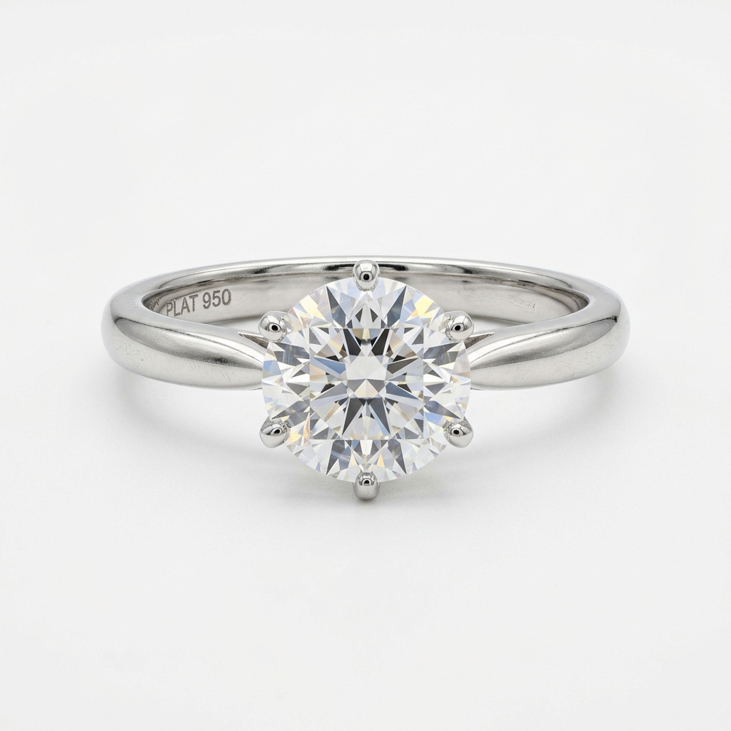 Oval Solitaire Engagement Ring