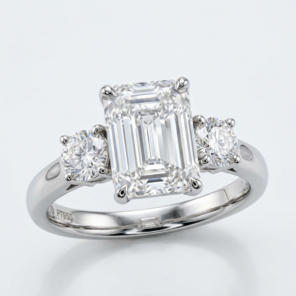 Three Stone Engagement Ring